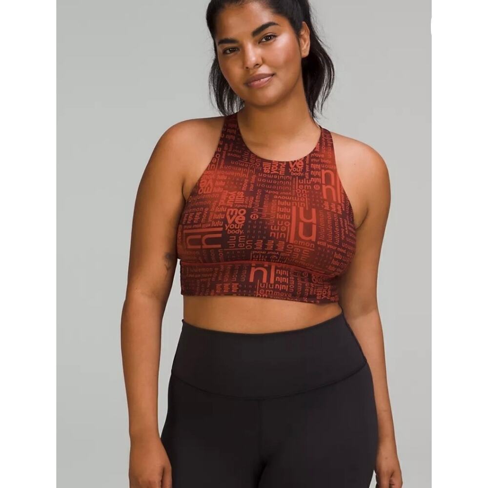 Lululemon Energy Bra High Neck Long Line